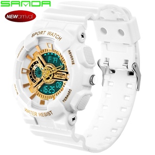 ◕Casio same style G shock Mens Digital watch Gold White Watches G Style Watch Waterproof Sport S Sho #1
