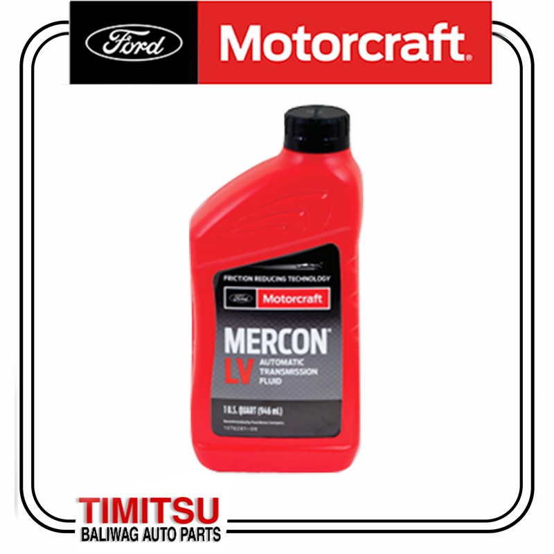 MERCON LV ATF AUTOMATIC TRANSMISSION FLUID MOTORCRAFT GENUINE PART NO.  1056857