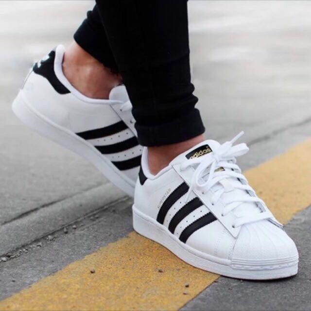 white flat adidas shoes