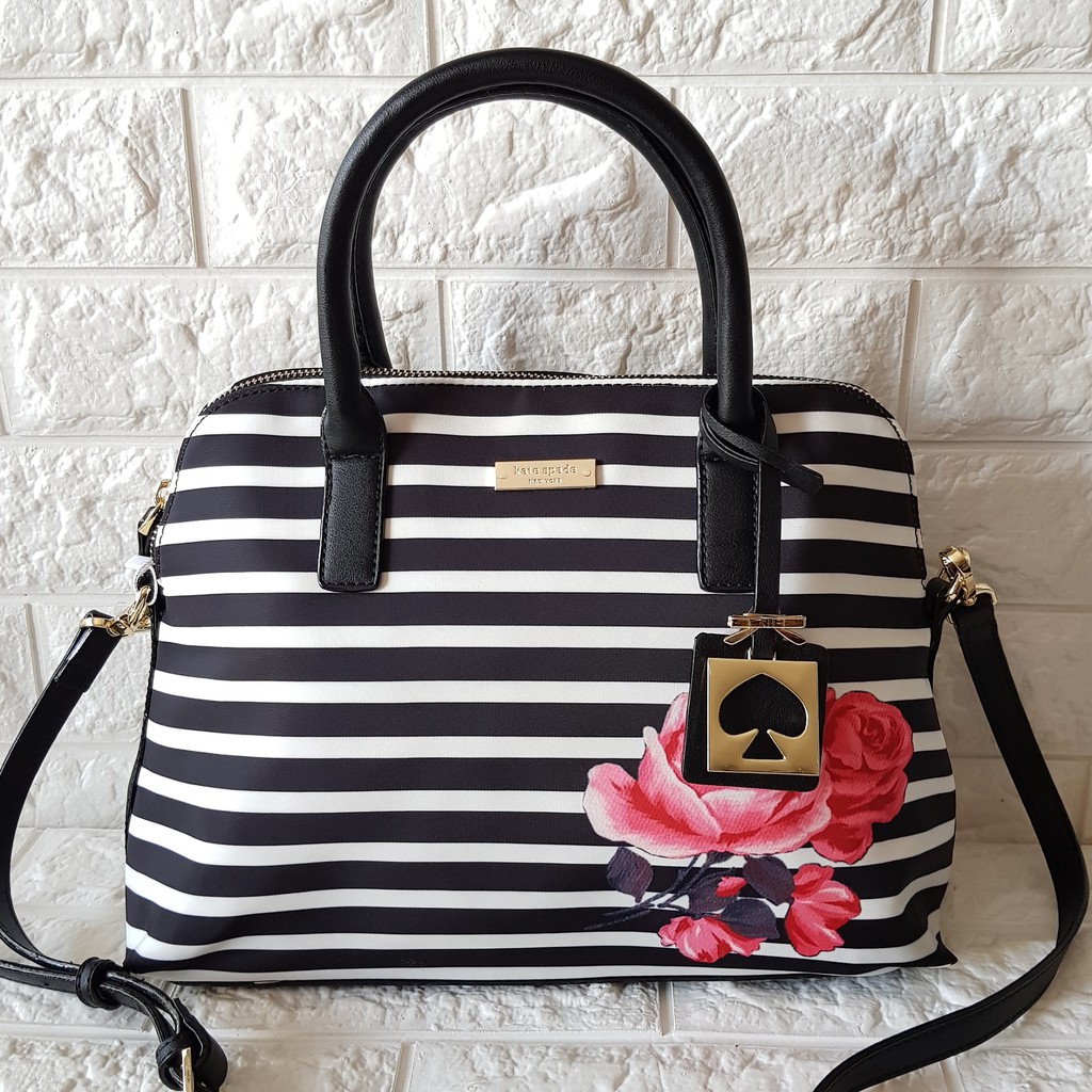 kate spade sling bag stripes