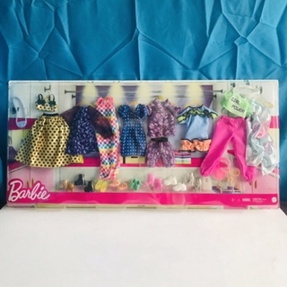 Barbie Clothes Multipack with 8 Complete Outfits for Barbie Doll, 25