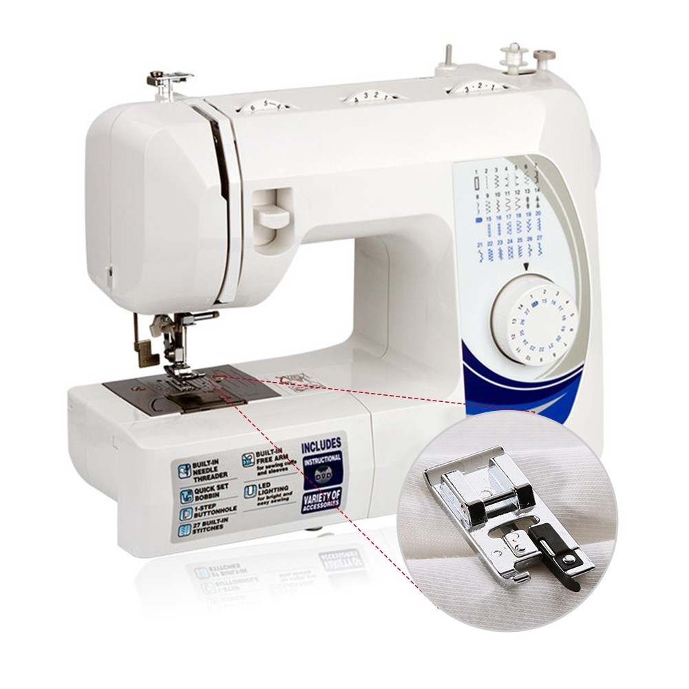 Overlock Overedge Overcasting Sewing Machine Presser Rolled Hem Foot Tool Shopee Philippines