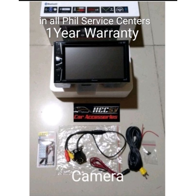 Pioneer Avh G215BT w rev Cam camera car stereo head unit Dvd Fortuner