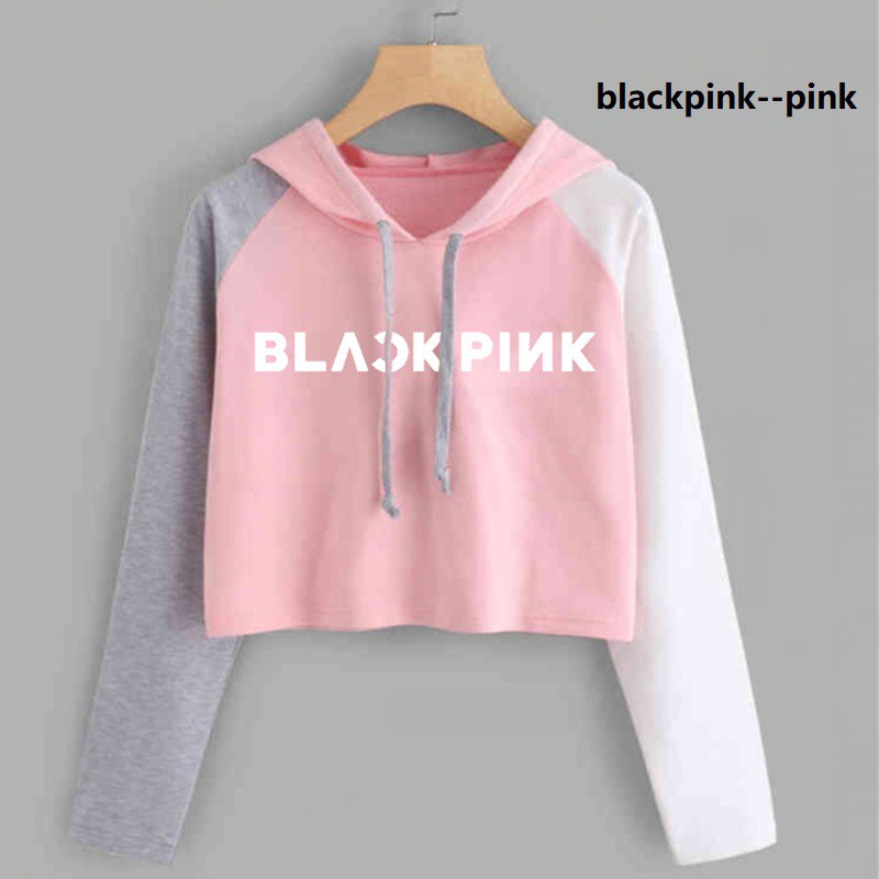 black pink hoodie