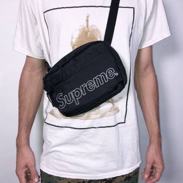 supreme black waist bag fw18