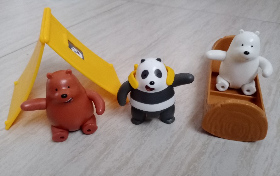 We Bare Bears McDonalds Happy Meal Toys | Shopee Philippines