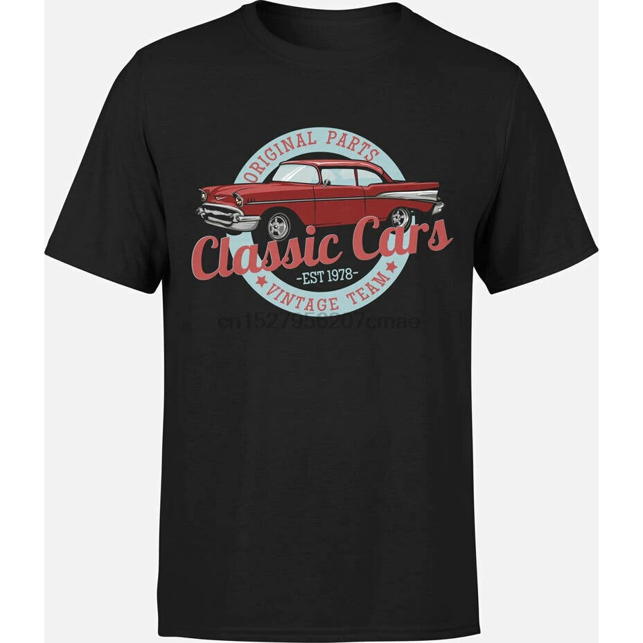 Classic Cars Vintage Custom Car Rod Mechanic Garage Mechanic 100 Cotton Plus Size Men S T Shirt Shopee Philippines