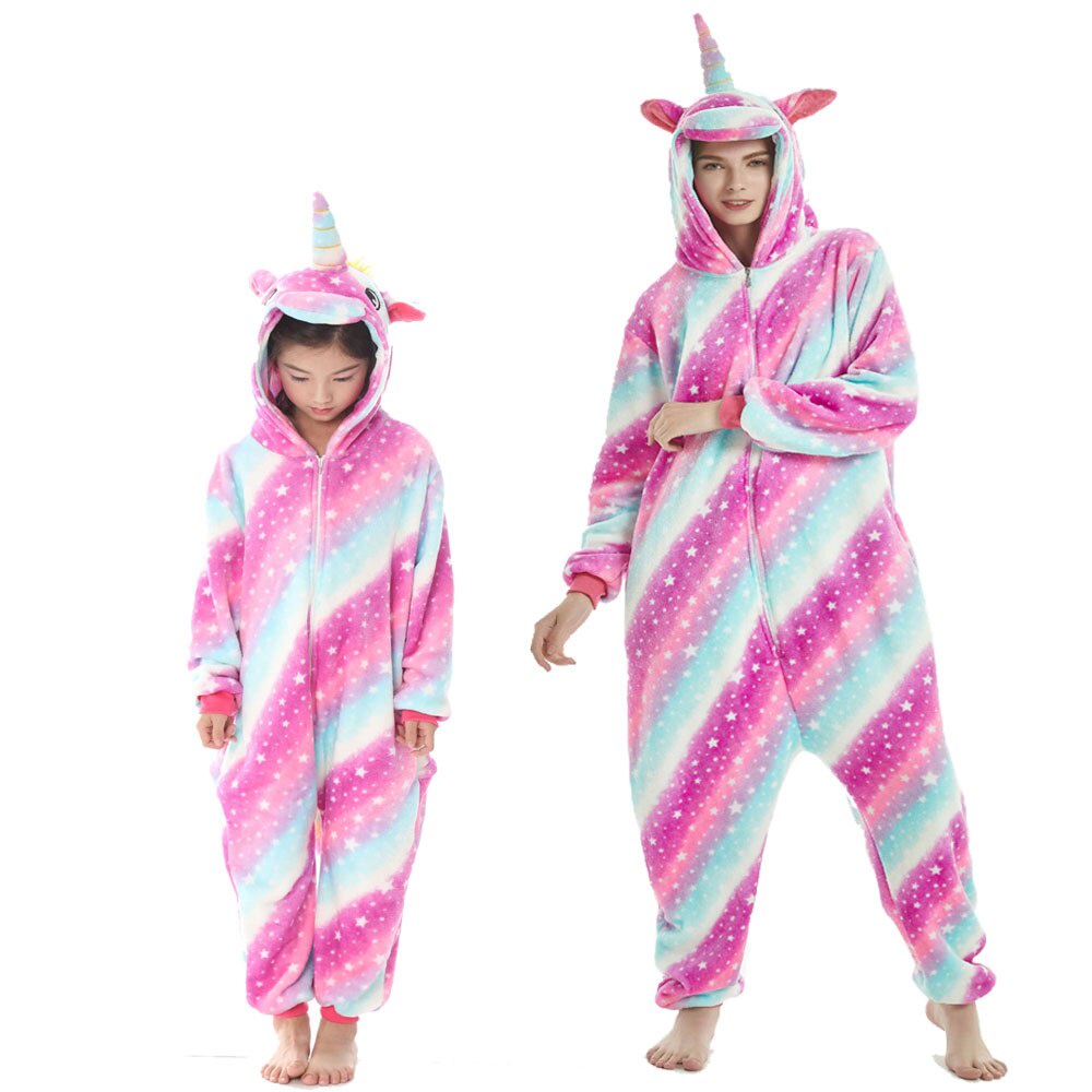 Winter Kigurumi Adults Kid Onesies Pajamas Unicorn Animal Costumes Jumpsuit  Funny Christmas Gift | Shopee Philippines