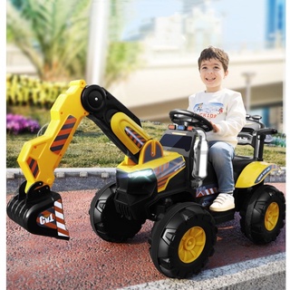 Children can ride on a fully automatic excavator toy car