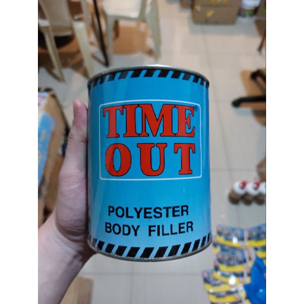 Timeout Polyester Body Filler 1Liter (Masilya Same As Polituff