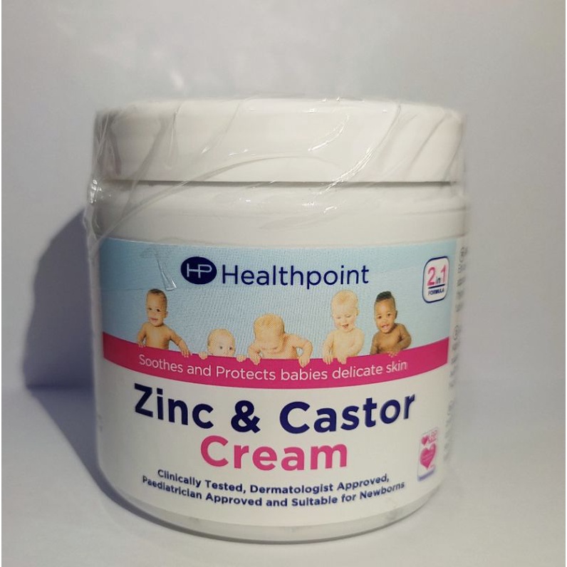 Healthpoint Zinc and Castor Oil Cream Soothes and Protects Babies