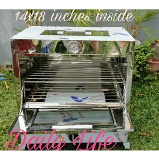 Stainless Gas Type Oven Two Layers 14x18,14x14 & Mini Oven 11x12 ex