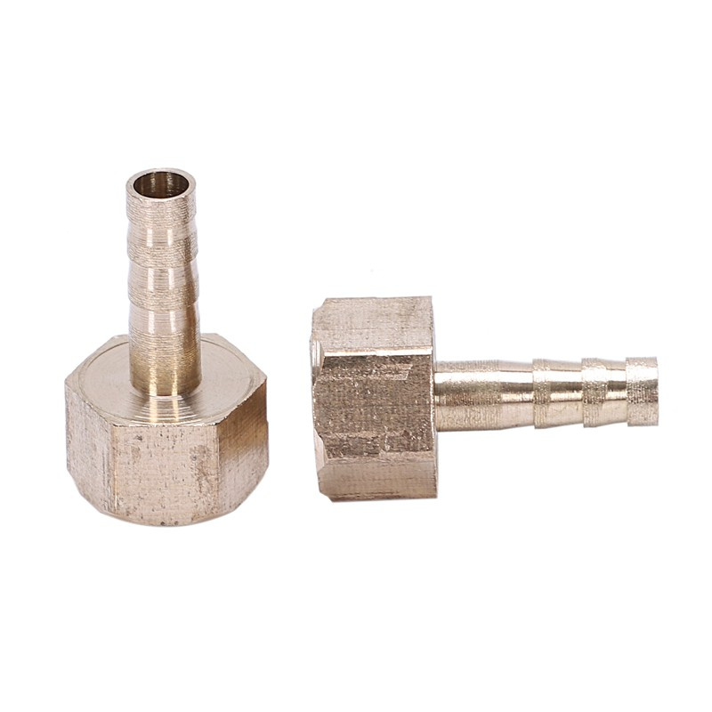 5Pcs Brass 6mm Hose Barb 1/4 inch BSP Female Thread Quick Joint Connector