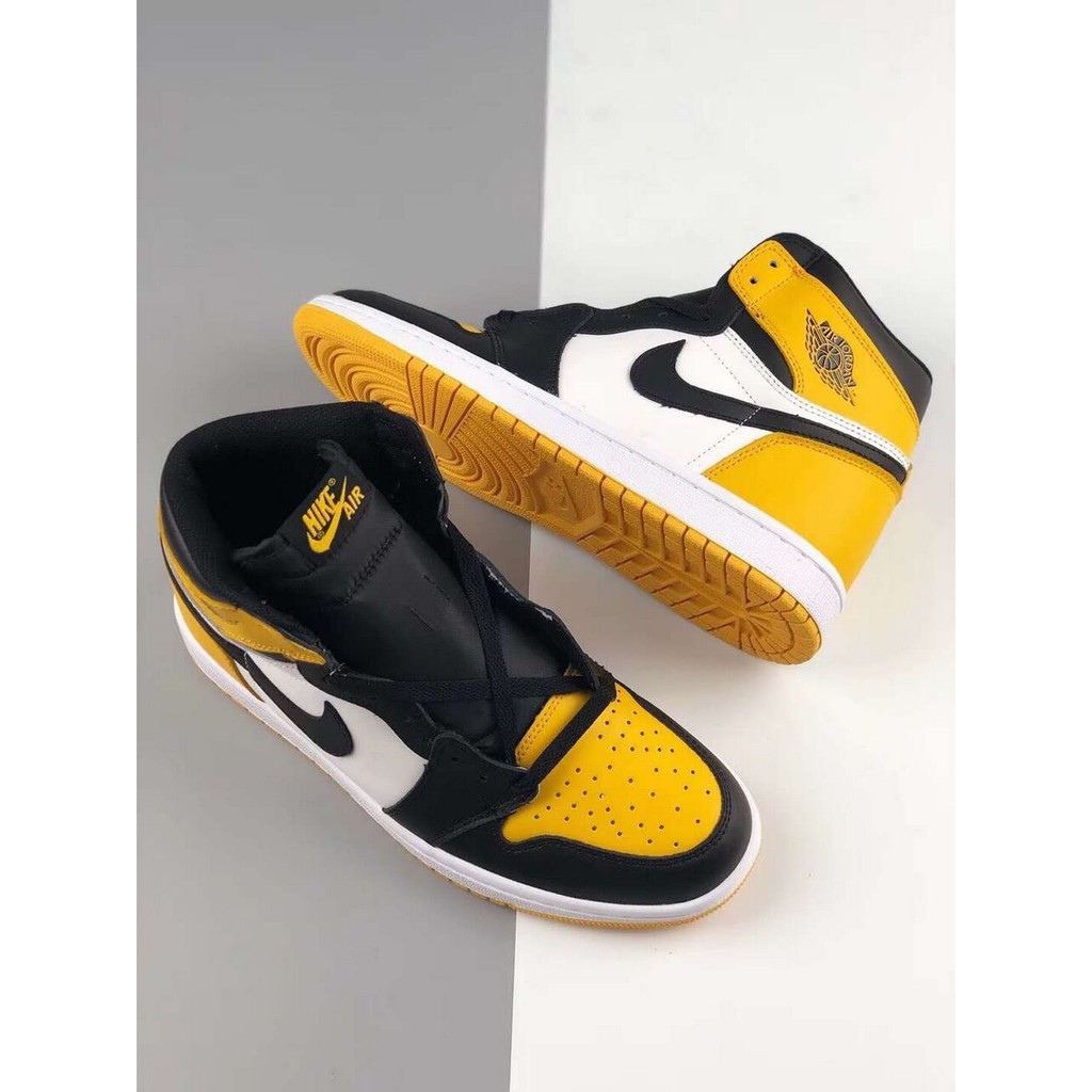 jordan 1 yellow white black