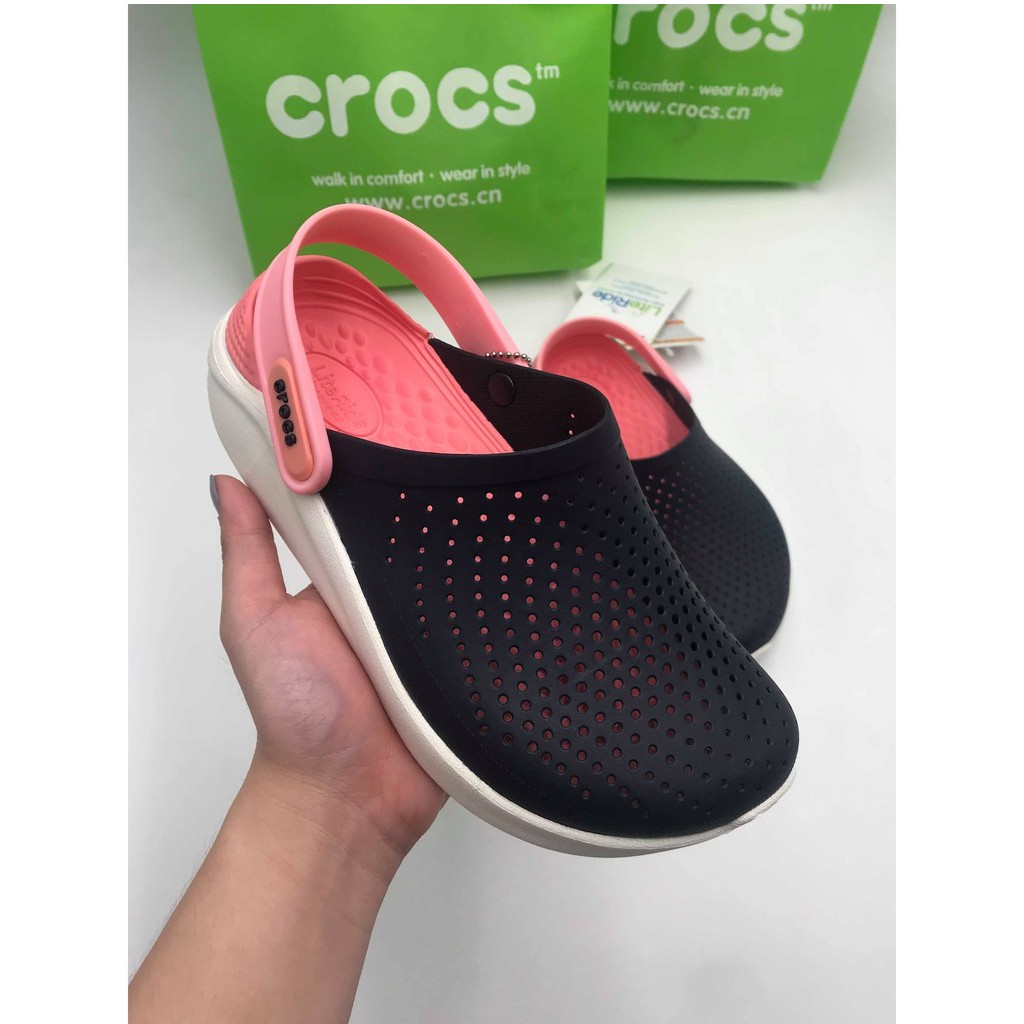 crocs literide clog navy melon