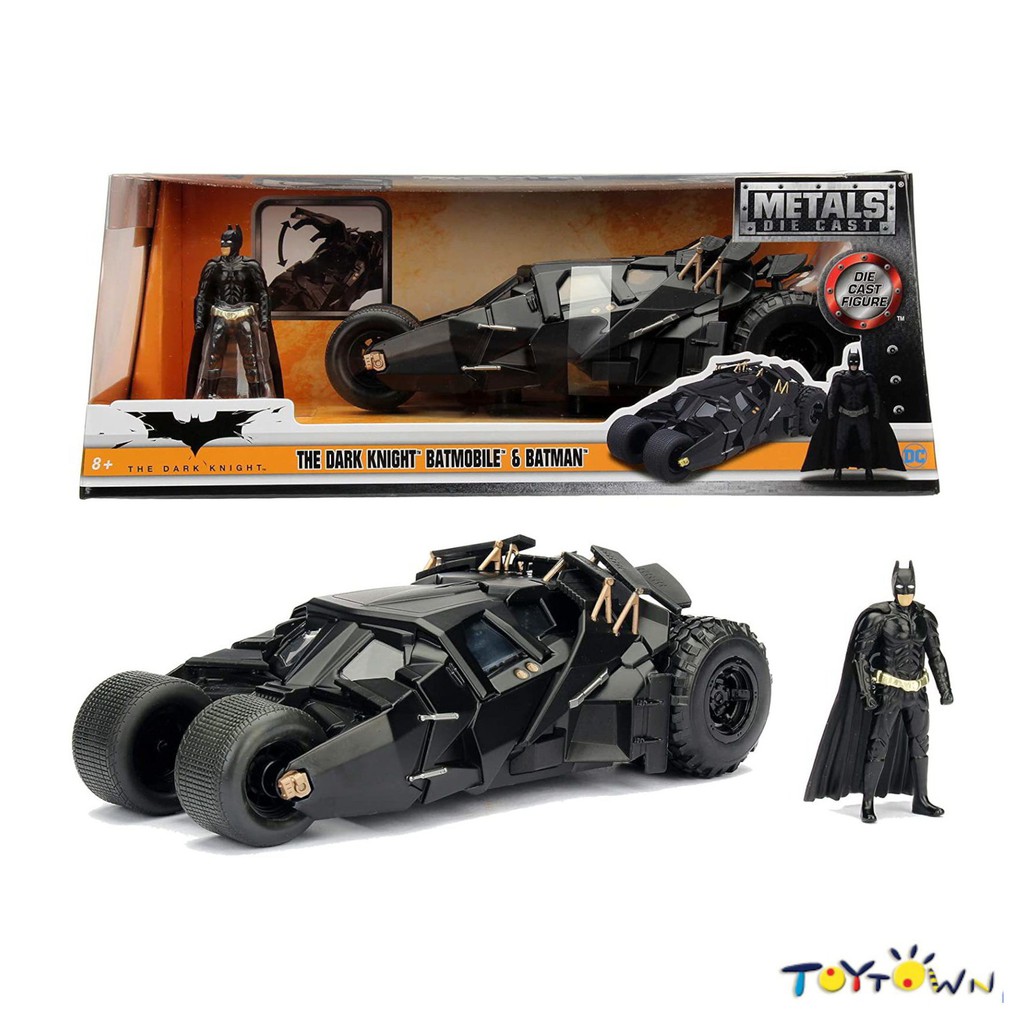 Jada Toys 1:24 Scale - The Dark Knight Batmobile & Batman | Shopee  Philippines