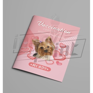 【Ready Stock】Pet Vaccination Card with Unique Templates #4