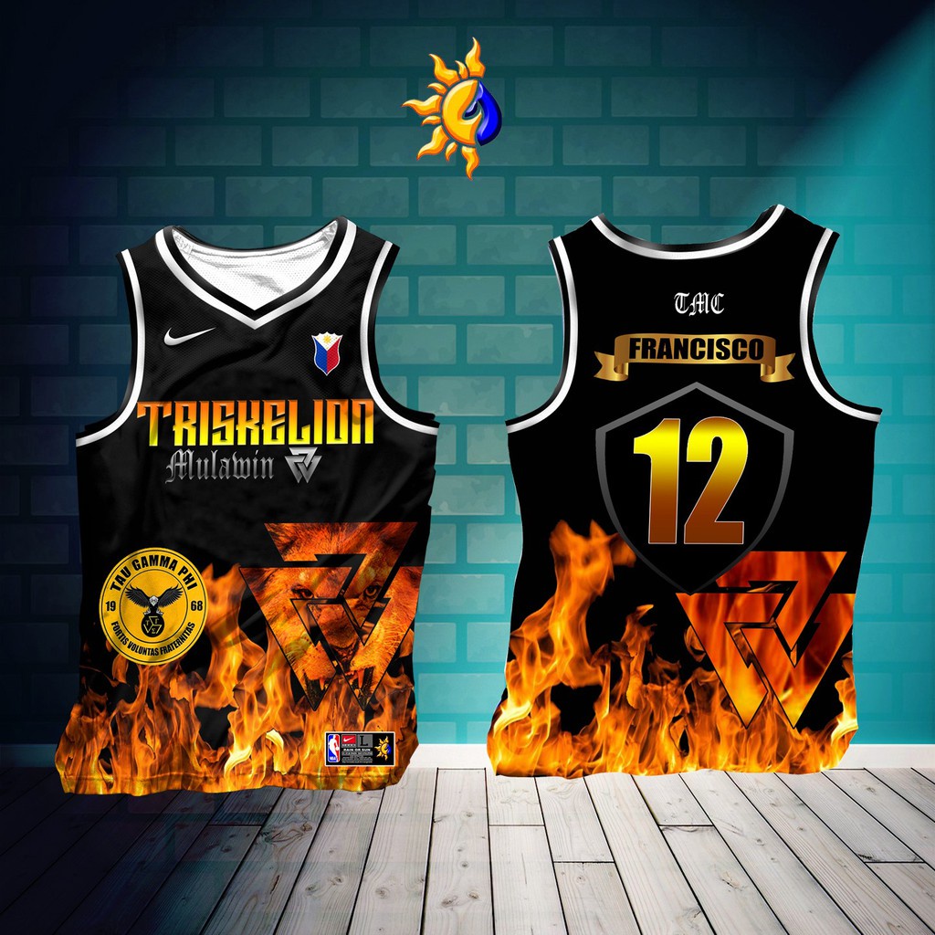 TRISKELION Basketball Jersey Free Name and Number Only Full Sublimation