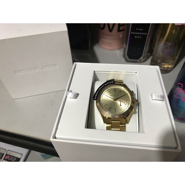 michael kors hybrid watch women's