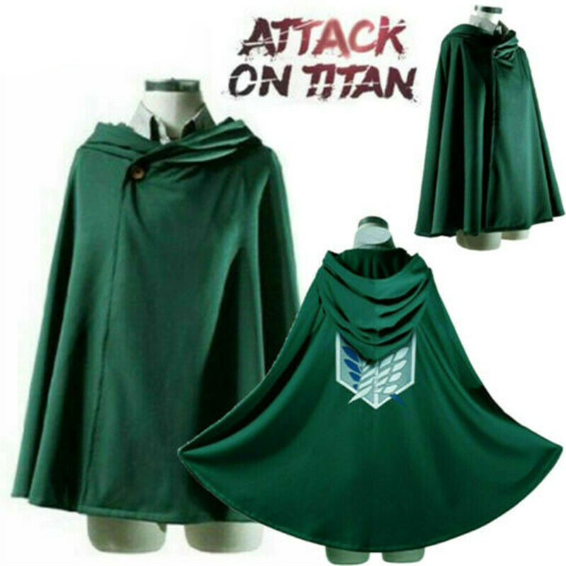 Attack On Titan Hoodie Cloak Anime Shingeki No Kyojin Cosplay Survey Corps Cloak Cape The Wings Of Freedom Hooded Cloak Shopee Philippines