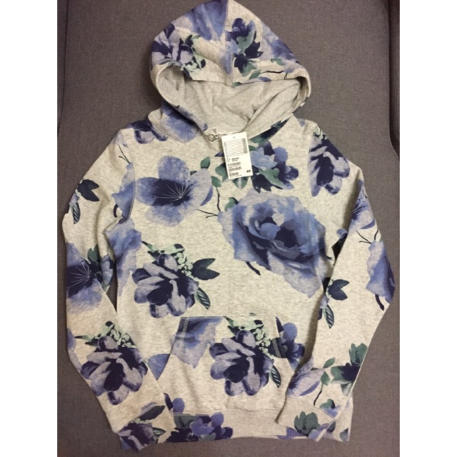 h&m floral hoodie