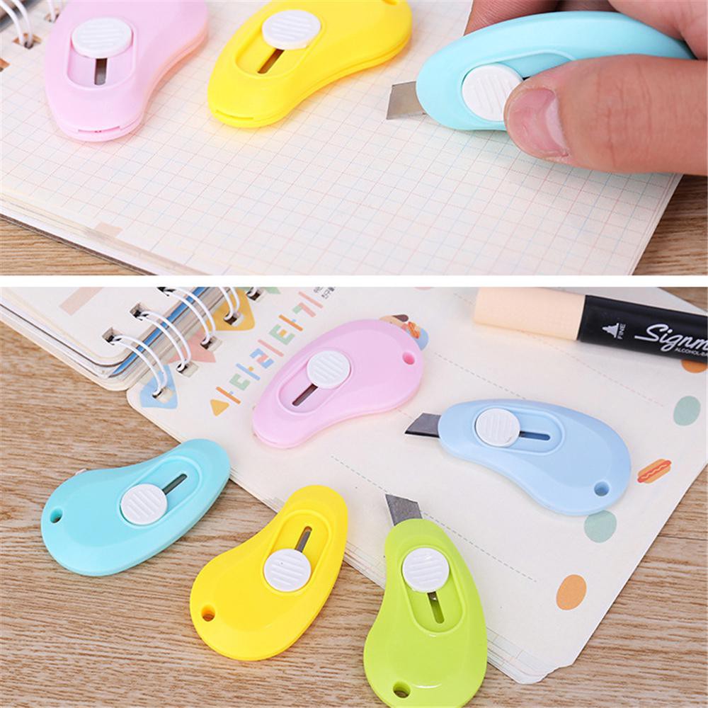 Home Office School Stationery Mini Small Paper Cutter Knife Retractable ...