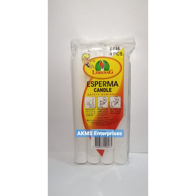 LIWANAG ESPERMA CANDLES #16 | Shopee 
