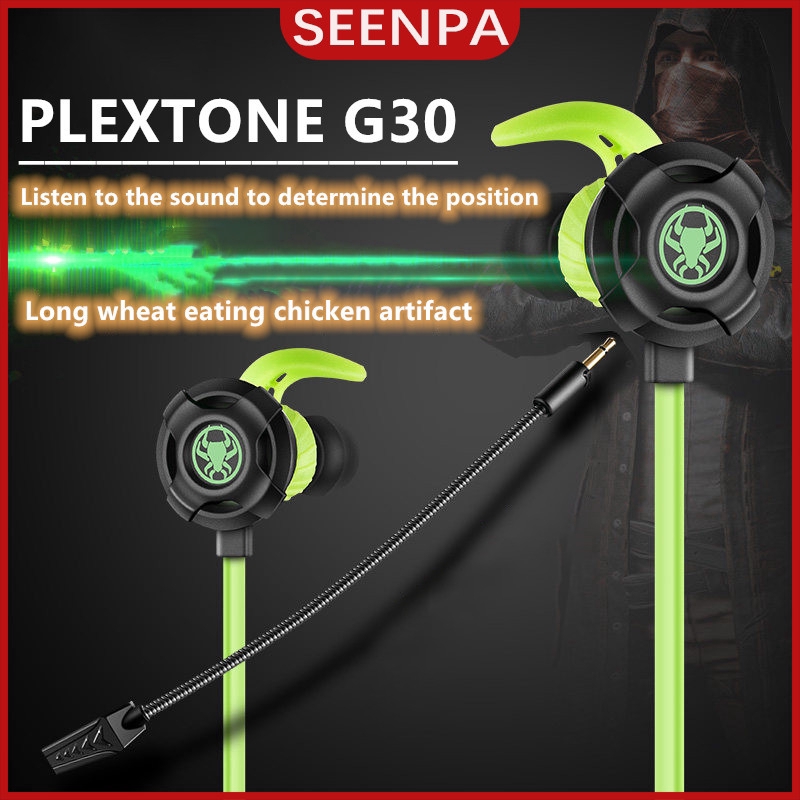 My Ready Stock Plextone G30 Pc Gaming Headset With Microphone In Ear Bass Noise Cancelling Earphone Shopee Philippines