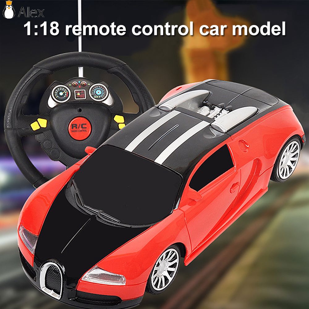 bugatti remote control car with steering wheel