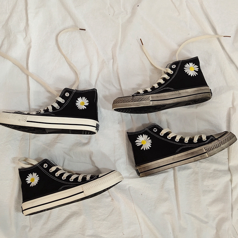 womens distressed canvas shoes