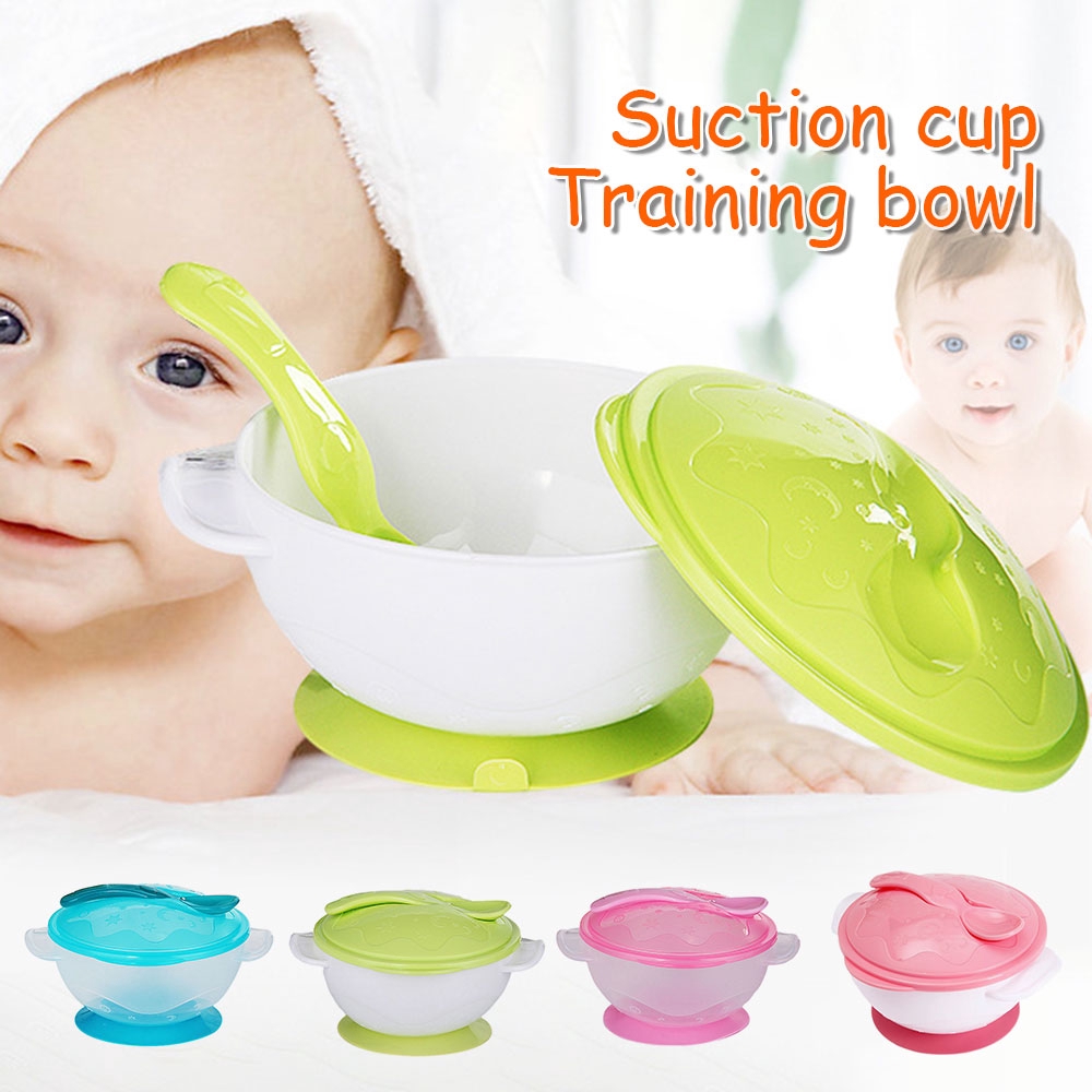 baby feeding spoons and bowls