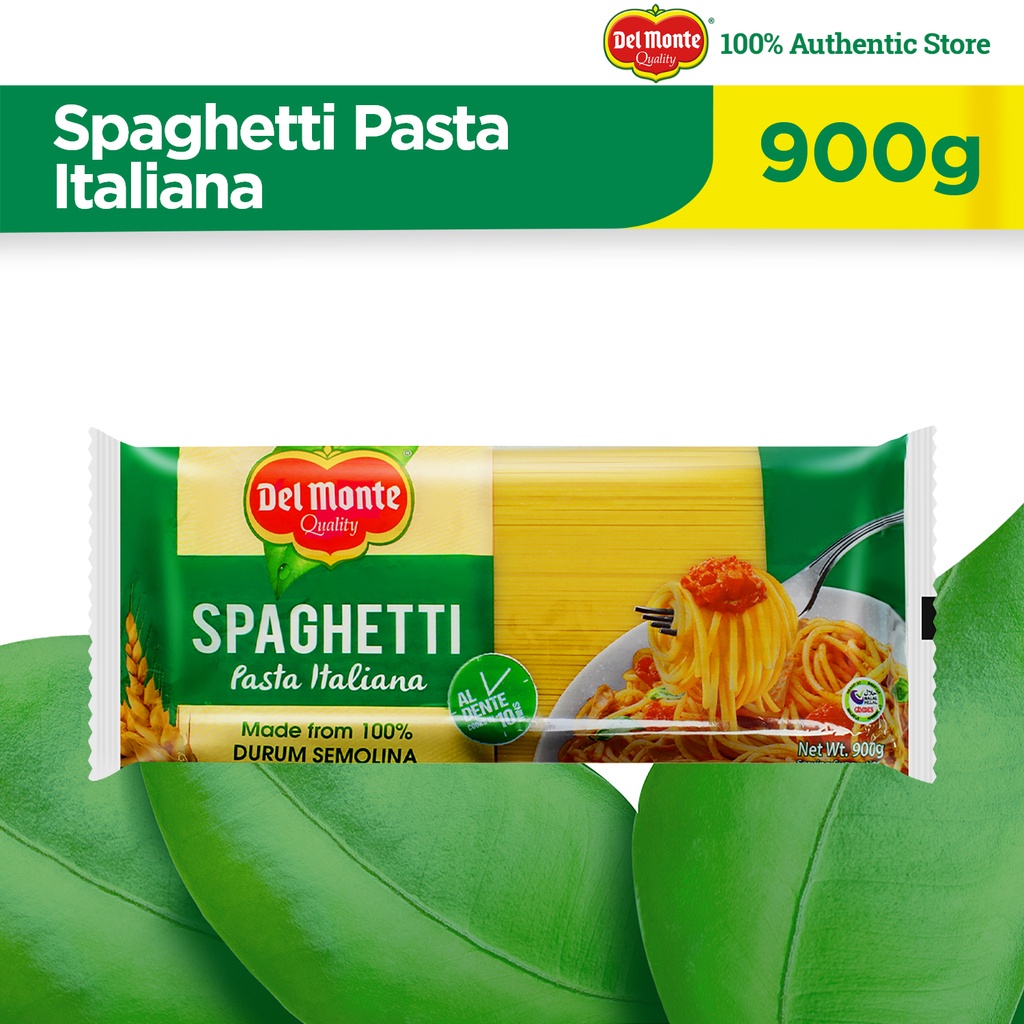 DEL MONTE Spaghetti Pasta Italiana with High Quality Ingredients - 900g |  Shopee Philippines