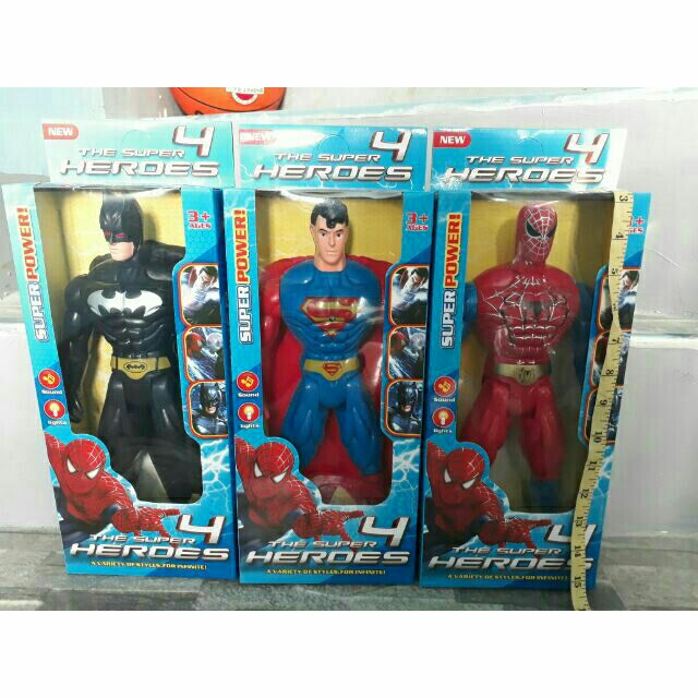 superman and batman toys