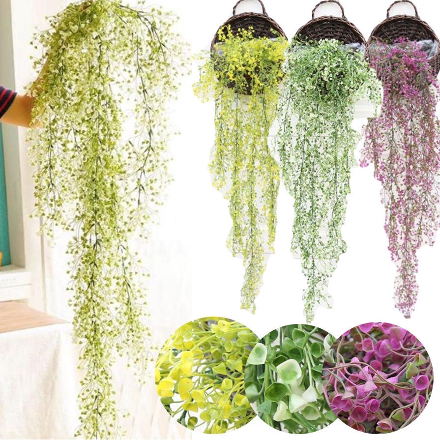 Artificial Fake Silk Flower Vine Hanging GarlandHome Garden | Shopee ...