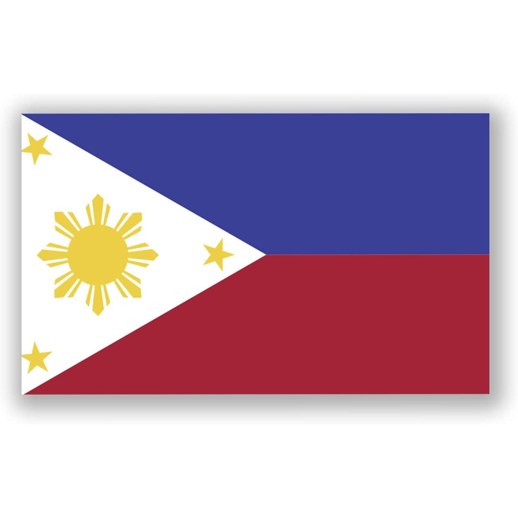 Philippines Flag Vinyl Decal Sticker Pinoy Pilipinas Filippino Filipina
