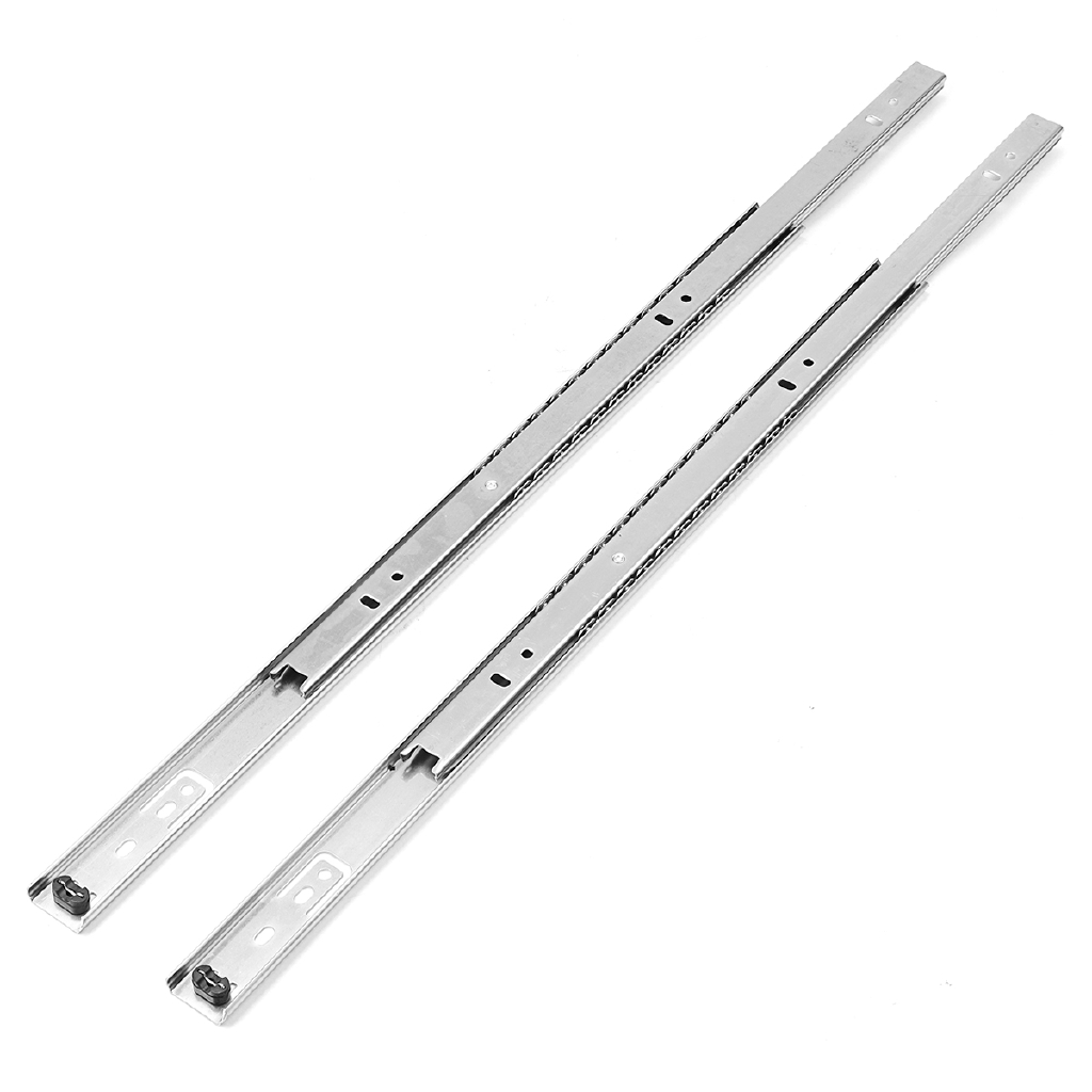Water Wood 9 Inch Drawer Slides Metal Ball Groove Bearing