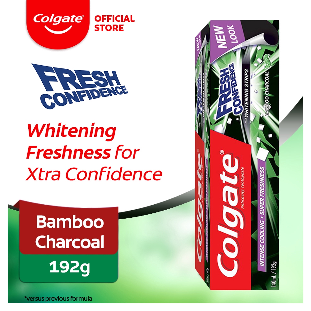 Colgate Fresh Confidence Bamboo Charcoal Toothpaste with Whitening