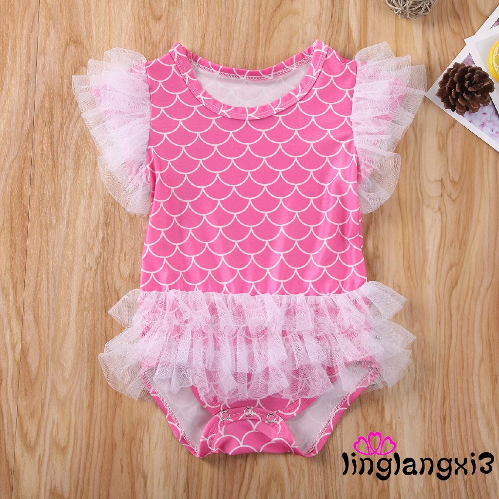 baby girl ruffle swimsuit