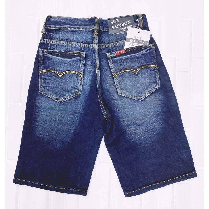 Denim short Maong with design Mens | Shopee Philippines