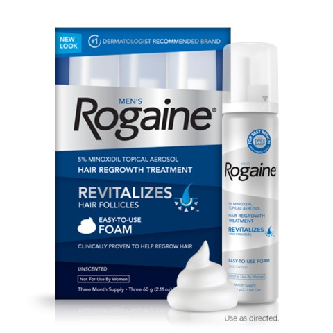 Men S Rogaine Hair Regrowth Treatment Minoxidil Foam Shopee