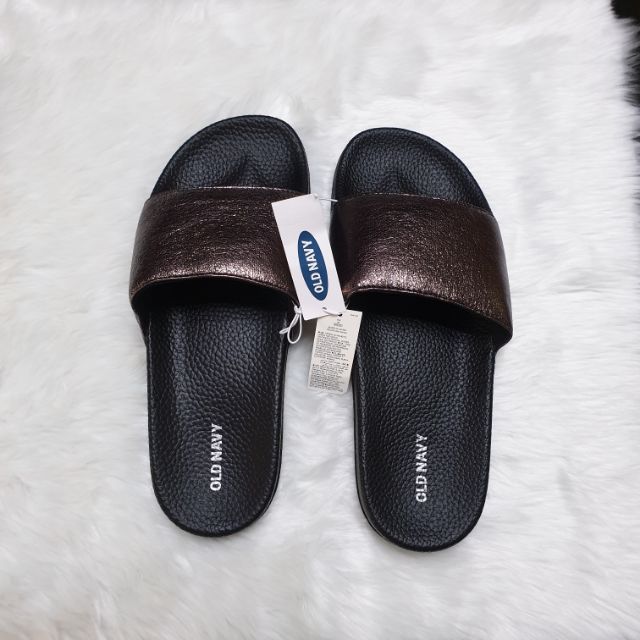 black pool slides womens