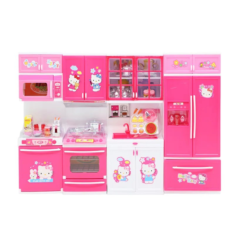 CiCi Hello  Kitty  4In1 Kitchen  Toy  Set With Light Sound Big 