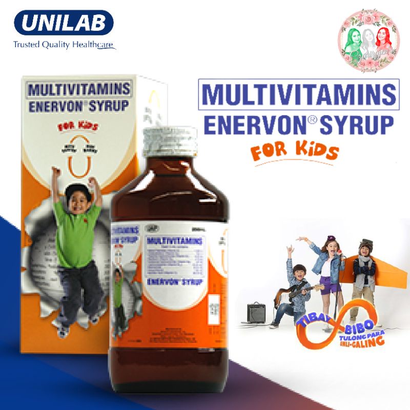 Enervon Syrup For Kids 250ml (Multivitamins) Shopee Philippines