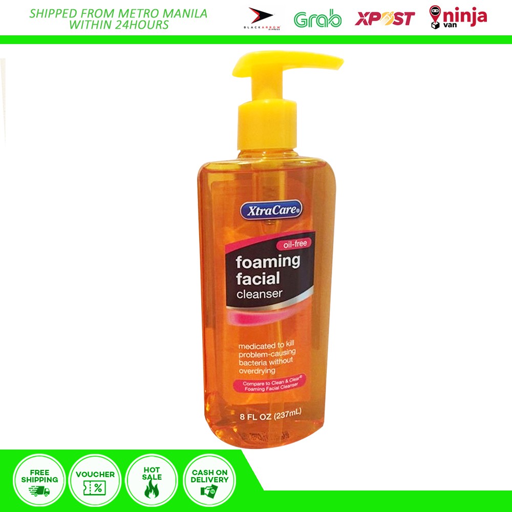 xtra care foaming facial cleanser