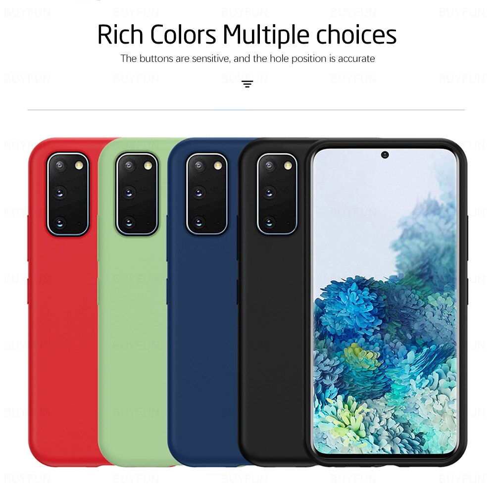 Colorful Soft Liquid Silicone Phone Case For Samsung Galaxy S Fe Sfe On Samsung S fe S Fan Edition 5g Shockproof Back Cover Casing Shopee Philippines
