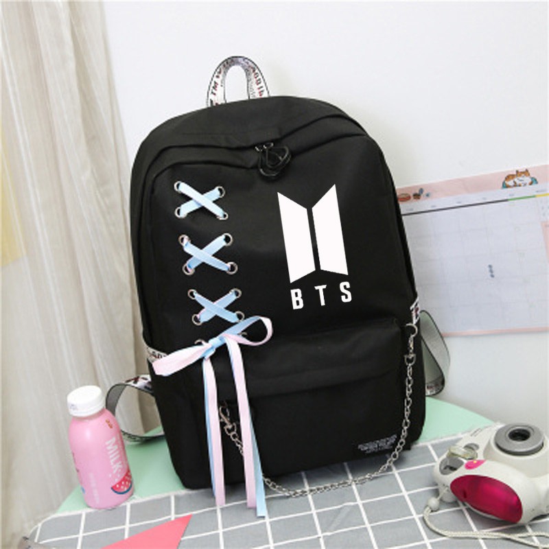 Bts Exo Got7 Monsta X Twice Backpack Set Bags Woman Shopee Philippines