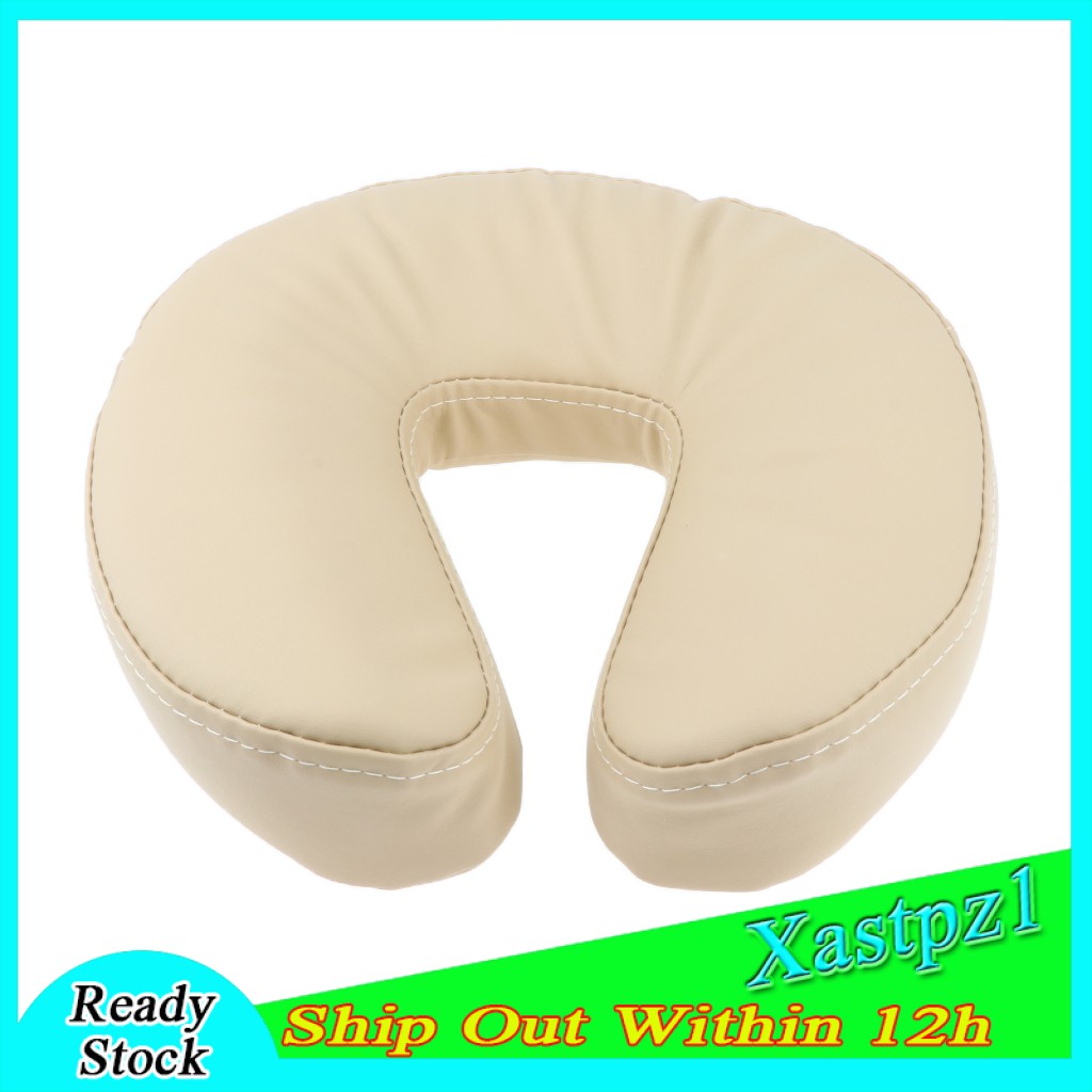 Ready Stock U Shape Face Cradle Reusable SPA Massage Bed Chair Headrest Pillow Washable