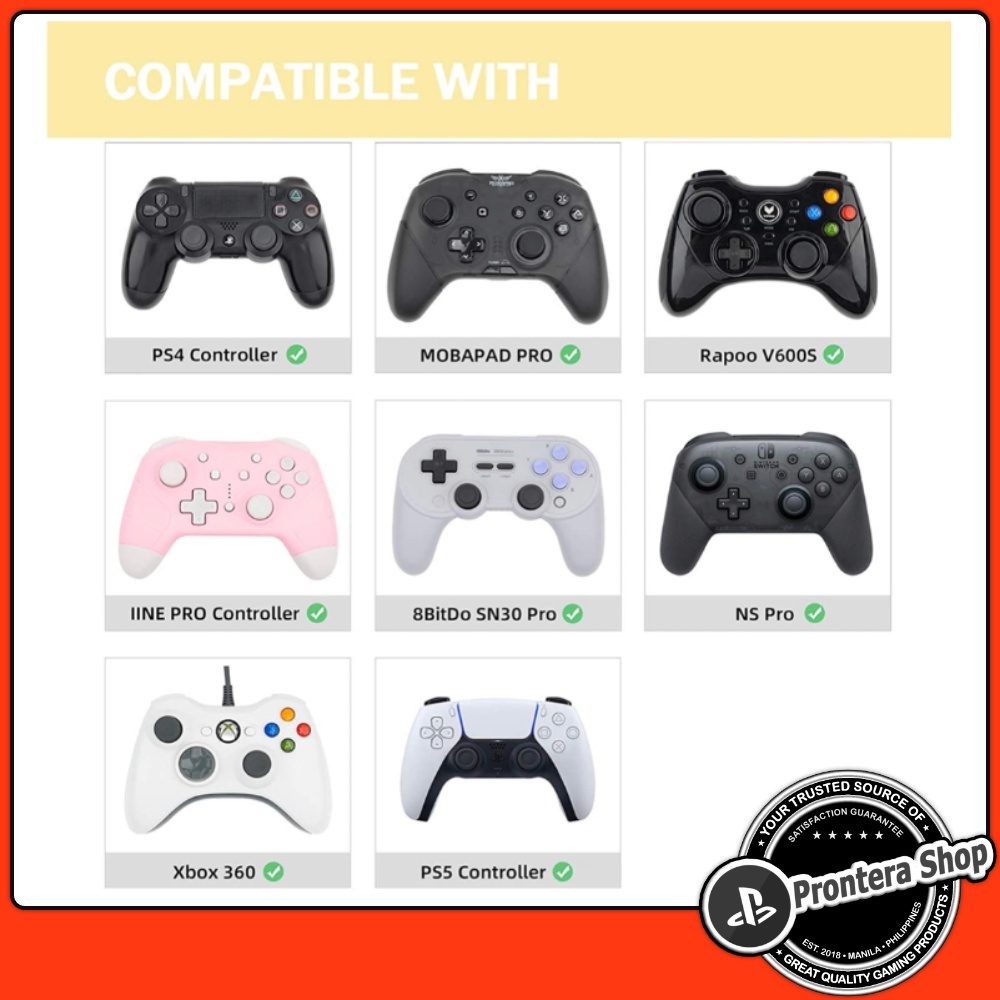 Ds3 Ds4 Ds5 Ps3 Ps4 Ps5 Xbox Pro Con Switch Pro Controller 8bitdo Thumb Stick Grip Thumbgrip Cap 2x 50