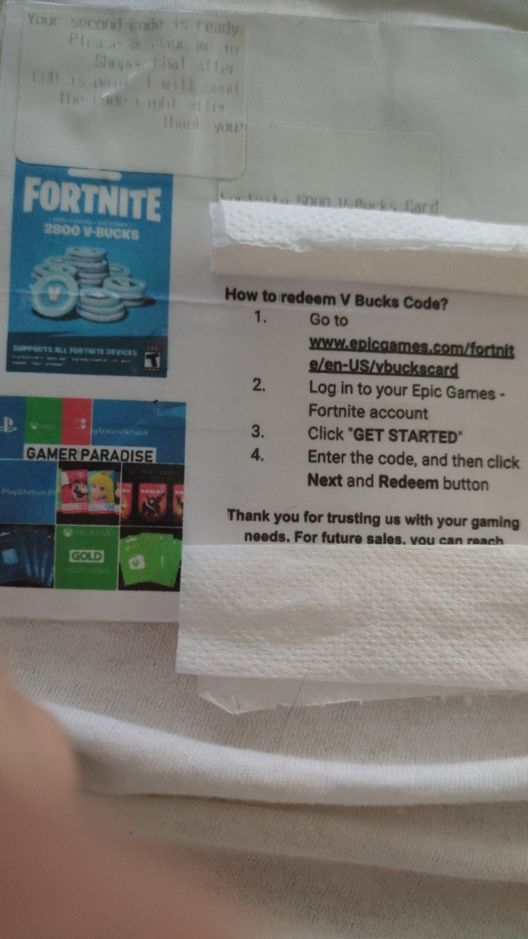 redeem v bucks on xbox