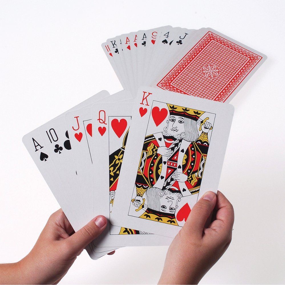 New Giant Playing Cards Magic Big Party Game Cards 12 7 9cm Shopee